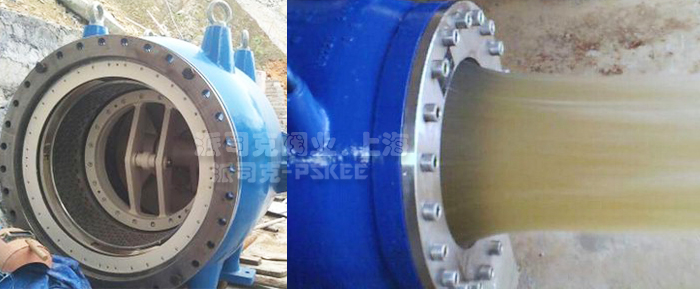 电动活塞式流量调节阀现场图