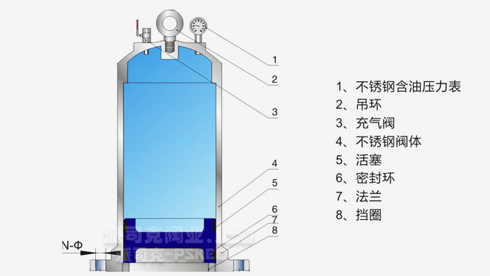 水锤消除器结构图