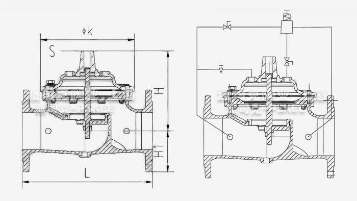 900X紧急关闭阀尺寸图