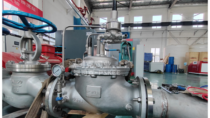 直通式水击泄放阀安装图