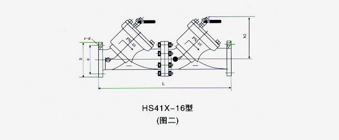 带过滤防污隔断阀尺寸图