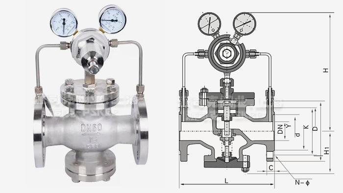 气体减压阀结构图