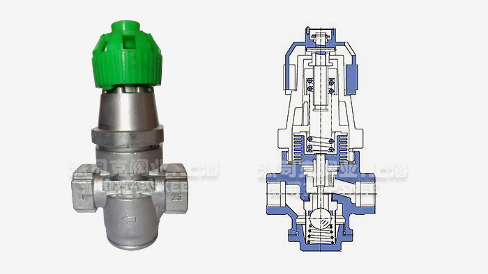 内螺纹波纹管蒸汽减压阀结构图