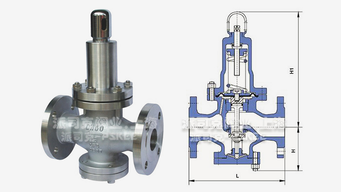 直接作用薄膜式减压阀结构图