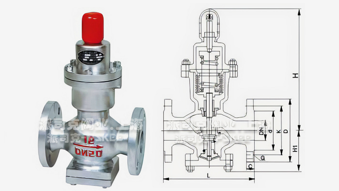 波纹管式减压阀结构图