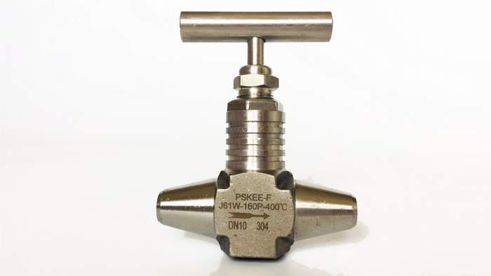 高压对焊针型阀实物图