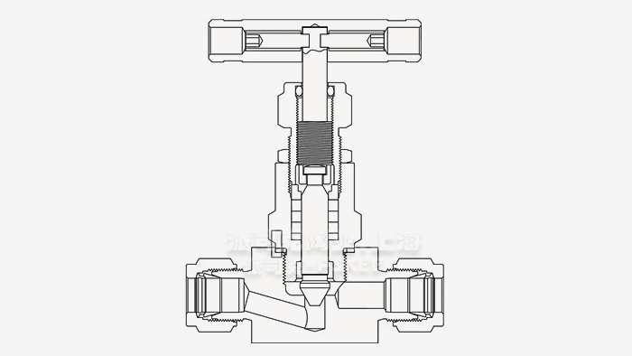 卡套式针型阀结构图