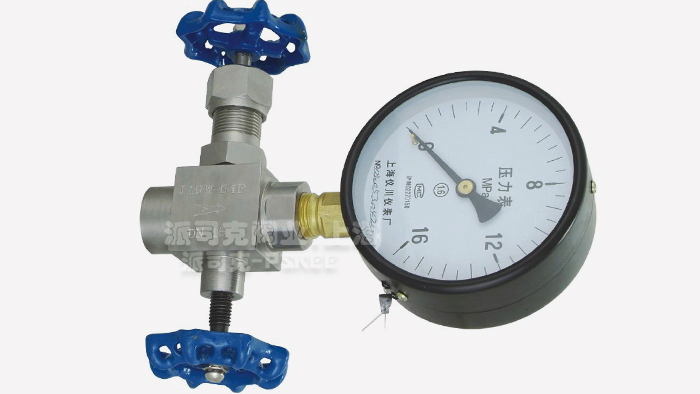 压力表三通针型阀图片