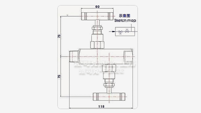 内外丝二阀组结构图