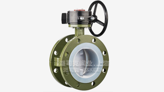 法兰式衬氟蝶阀图片