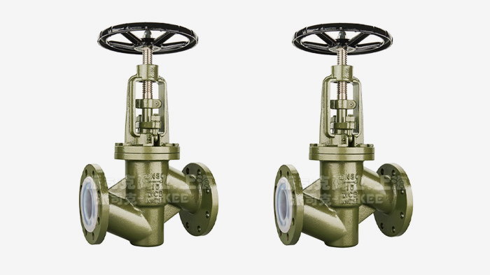 直通式衬氟截止阀图片