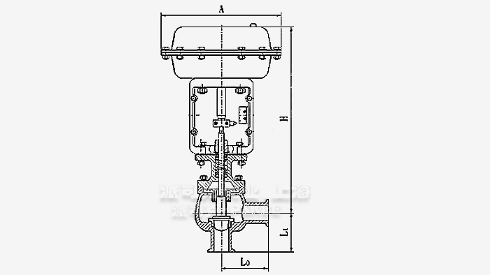 气动卫生级调节阀结构图