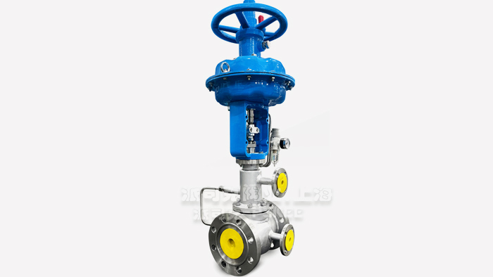 气动夹套保温调节阀图片