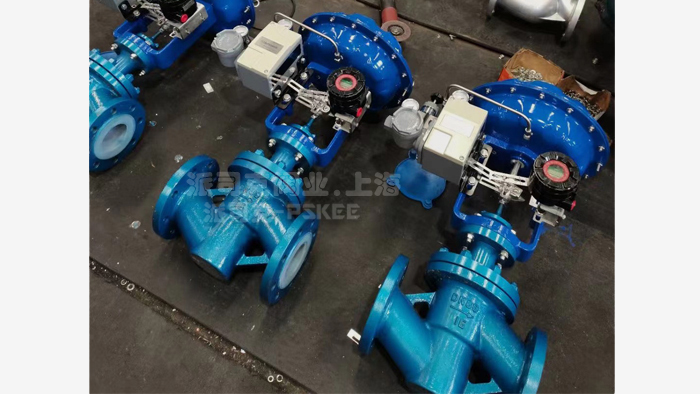 气动衬四氟调节阀图片