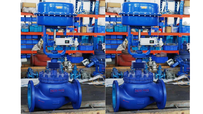 气动高温调节阀图片