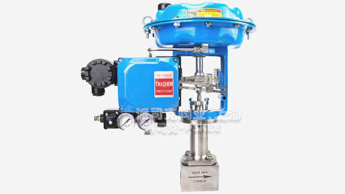 气动薄膜小流量调节阀图片