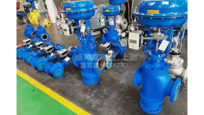 气动三通调节阀图片