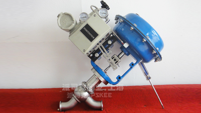 卫生级电动直通调节阀图片