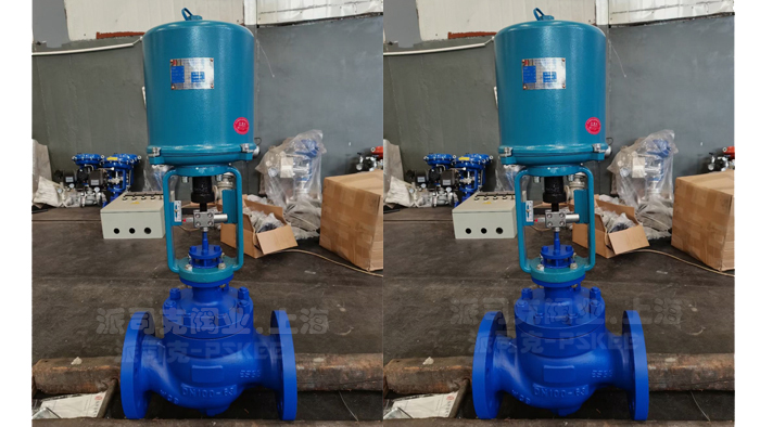 电动蒸汽套筒调节阀图片