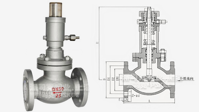 液动紧急切断阀尺寸图