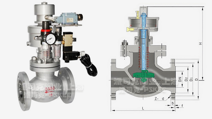 液氨紧急切断阀尺寸图