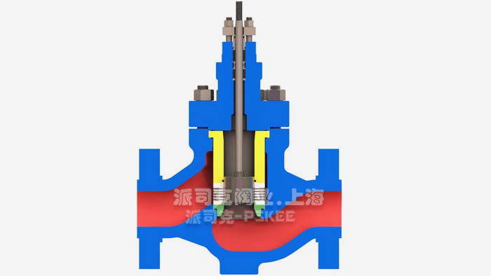 高压笼式调节阀结构图