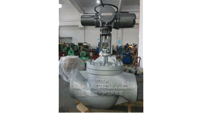 电动高压电站疏水调节阀实物图