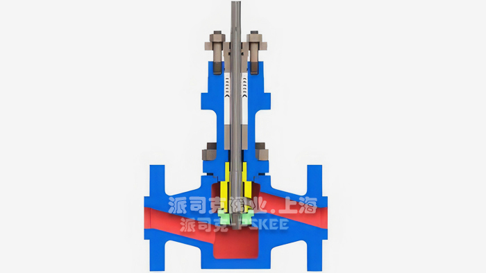 小口径笼式单座调节阀结构图