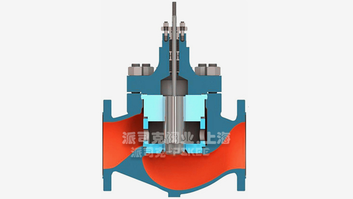 气动笼式单座调节阀图片