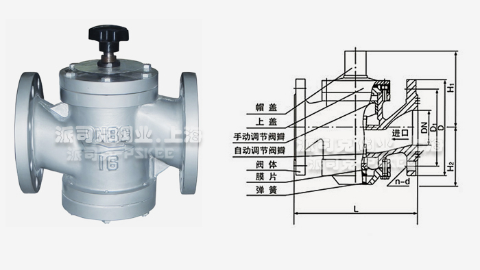 可调式动态平衡阀结构图