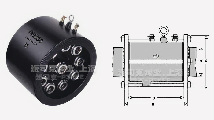 对夹式动态流量平衡阀尺寸图