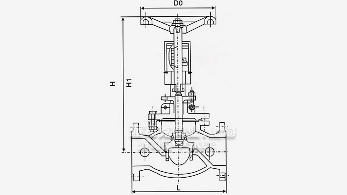大连式静态平衡阀结构图