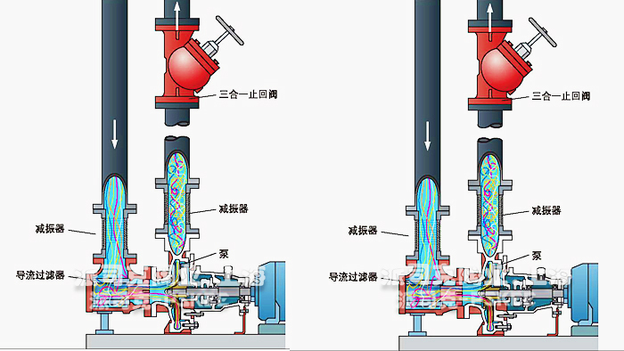 扩散式过滤器安装示意图