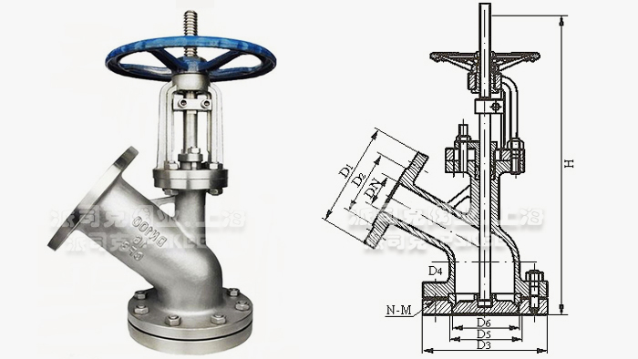 上展式放料阀结构图