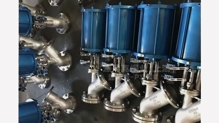 气动下展式放料阀图片