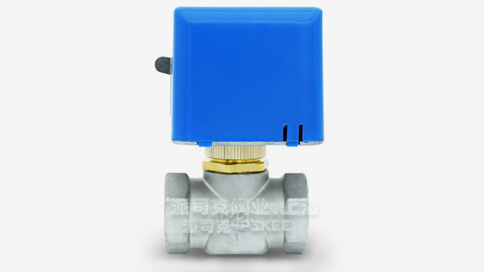 不锈钢风机盘管电动二通阀图片