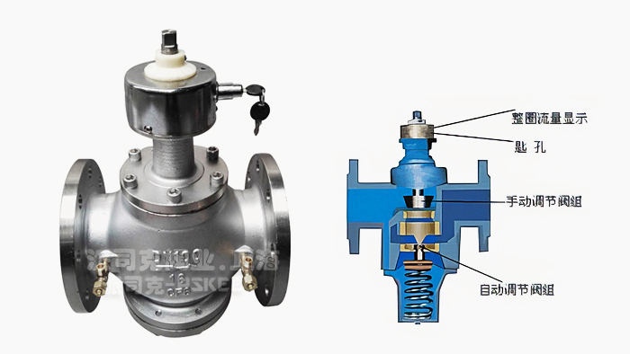 自力式流量平衡控制阀结构图