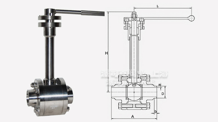 低温焊接球阀尺寸图