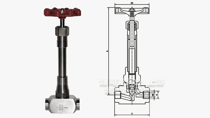 低温针型阀尺寸图