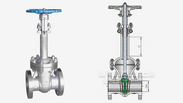 美标低温闸阀尺寸图