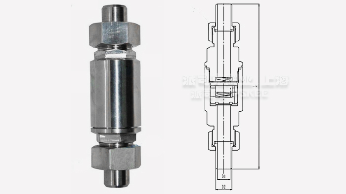 低温立式止回阀尺寸图