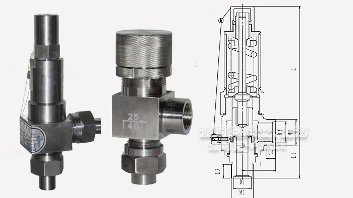 低温高压安全阀尺寸图