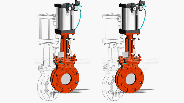 气动刀型闸阀图片