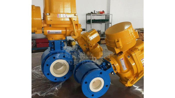 防爆电动陶瓷球阀图片