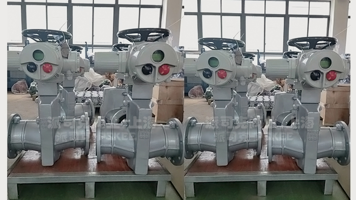 电动管夹阀图片