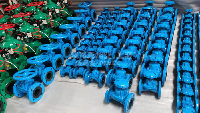 衬胶隔膜阀图片