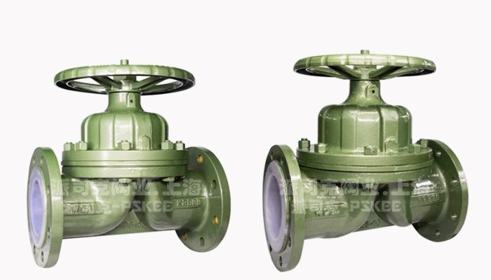 堰式衬氟隔膜阀图片