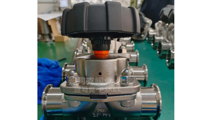 卫生级盖米隔膜阀图片