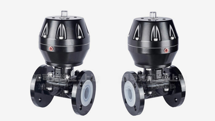 气动英标衬氟隔膜阀图片