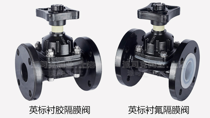 英标衬胶隔膜阀图片